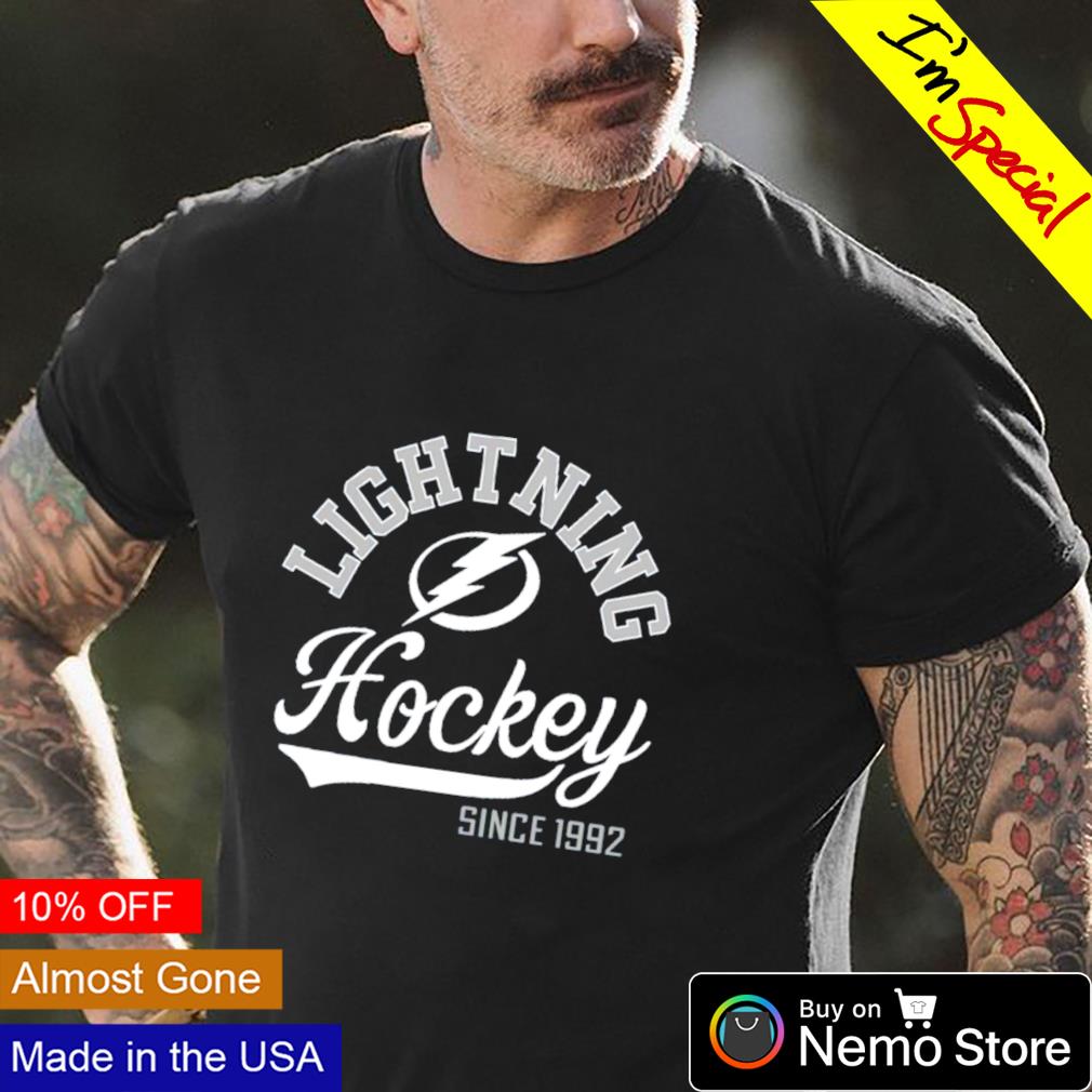 Tampa Bay Lightning Hockey Shut Out Since 1992 - Adult & Kids T-Shirts, Sweatshirts & Hoodies apparel design preview 4