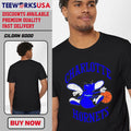 Charlotte Hornets Distressed Logo Basketball - Adult & Kids T-Shirts, Sweatshirts & Hoodies apparel design preview 1