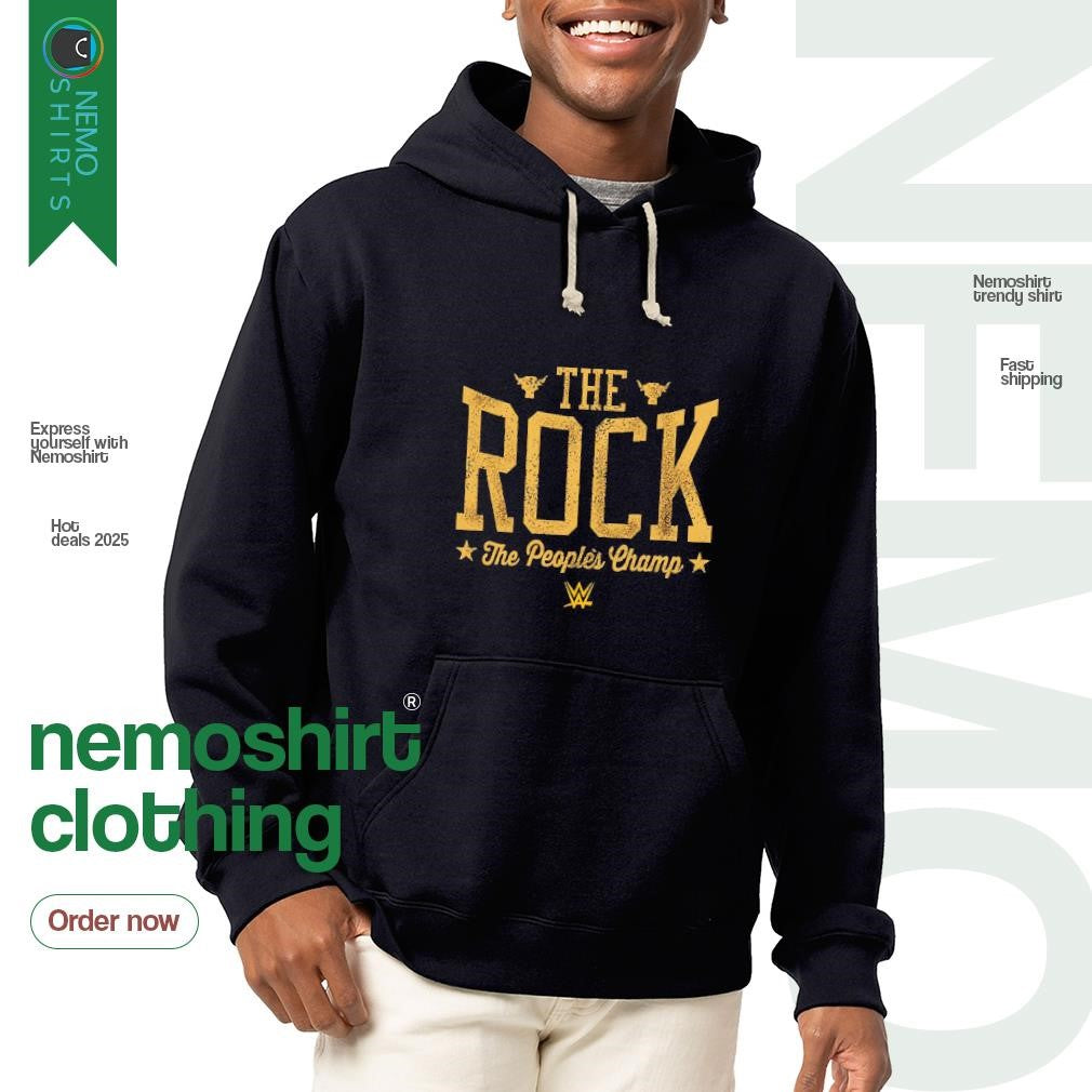 The Rock people's champ - Adult & Kids T-Shirts, Sweatshirts & Hoodies apparel design preview 2