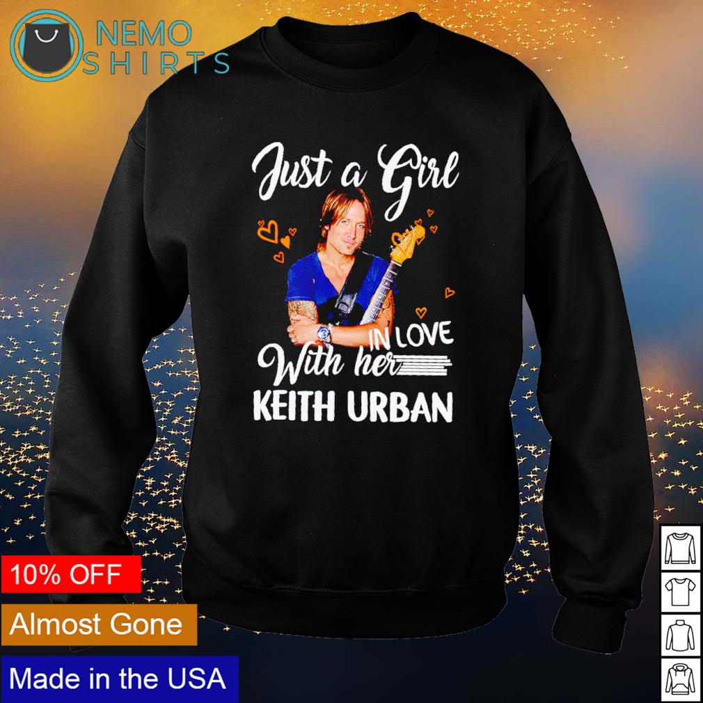 Just a girl in love with her Keith Urban - Adult & Kids T-Shirts, Sweatshirts & Hoodies apparel design preview 4