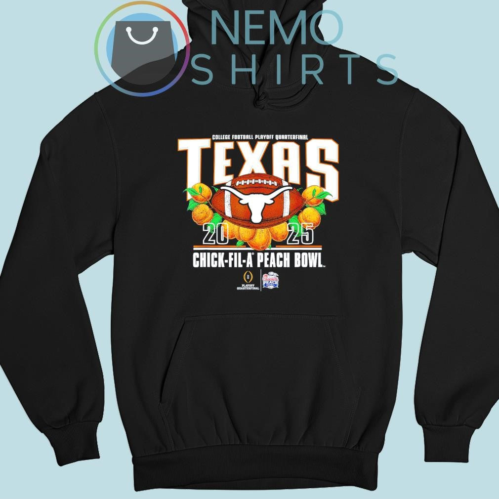 Texas Longhorns Chick Fil A Peach Bowl 2025 - Adult & Kids T-Shirts, Sweatshirts & Hoodies apparel design preview 2