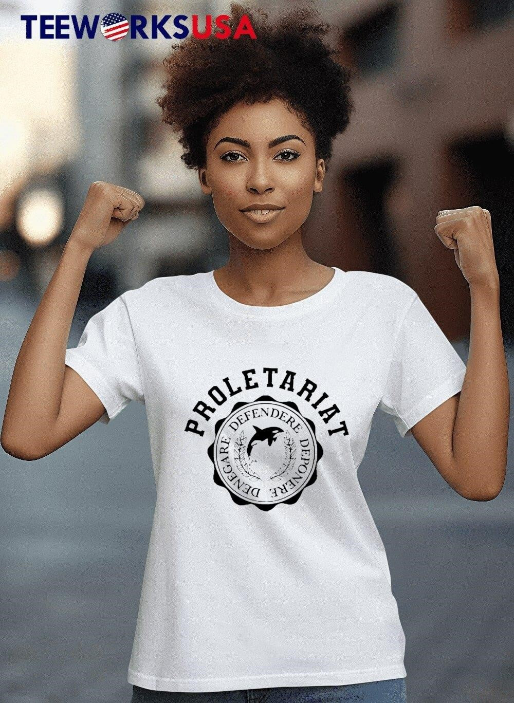 Team Orca Proletariat Defendere Deponere Denegare - Adult & Kids T-Shirts, Sweatshirts & Hoodies apparel design preview 8