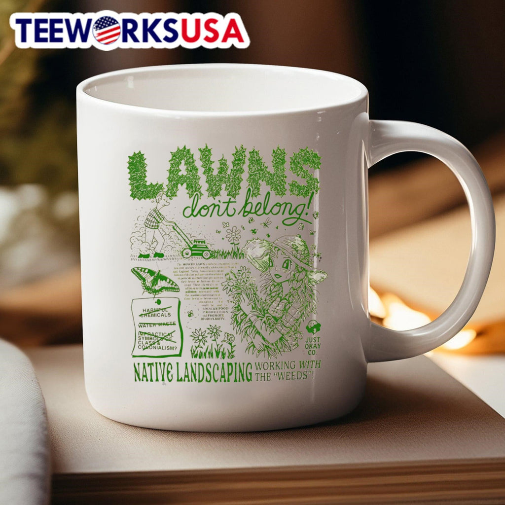 Lawns don't belong native landscaping - Adult & Kids T-Shirts, Sweatshirts & Hoodies apparel design preview 4