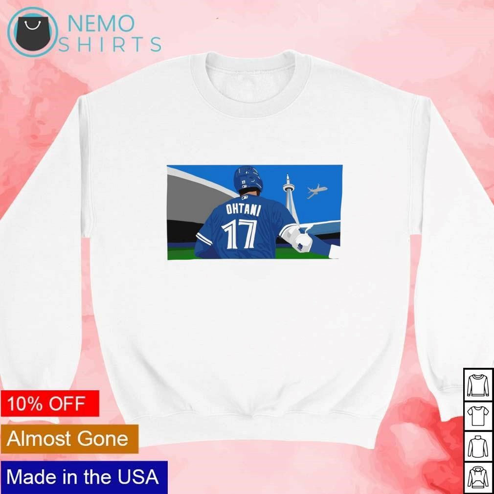 Shohei Ohtani Los Angeles Dodgers back cartoon - Adult & Kids T-Shirts, Sweatshirts & Hoodies apparel design preview 4