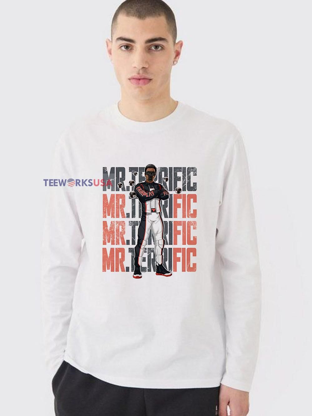 Superman Movie 2025 Mr. Terrific name - Adult & Kids T-Shirts, Sweatshirts & Hoodies apparel design preview 3
