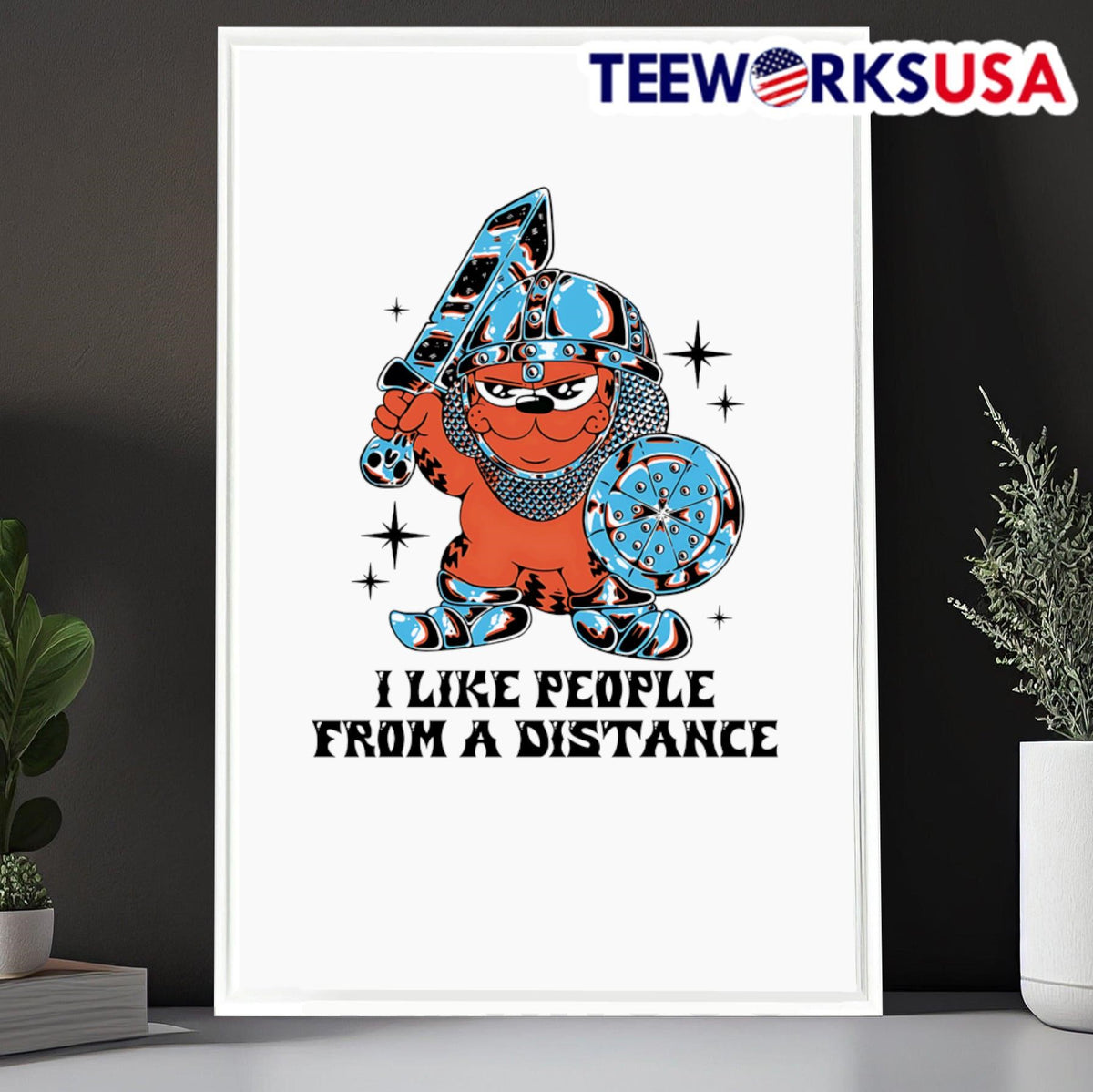I like people from a distance - Adult & Kids T-Shirts, Sweatshirts & Hoodies apparel design preview 6