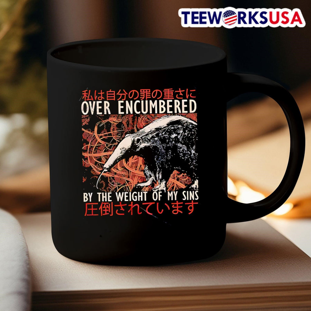 Over encumbered by the weight of my sins - Adult & Kids T-Shirts, Sweatshirts & Hoodies apparel design preview 2
