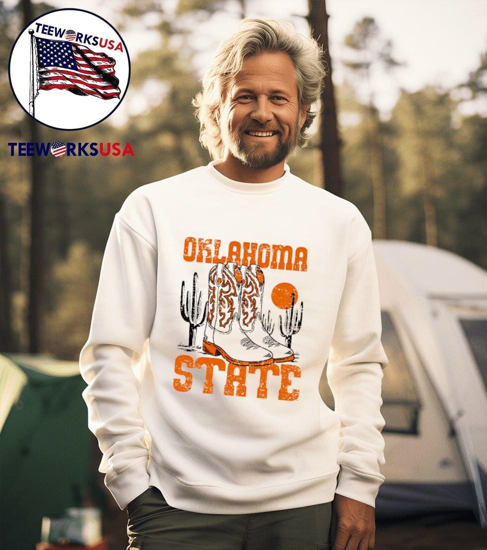 OK State Boots - Adult & Kids T-Shirts, Sweatshirts & Hoodies apparel design preview 3