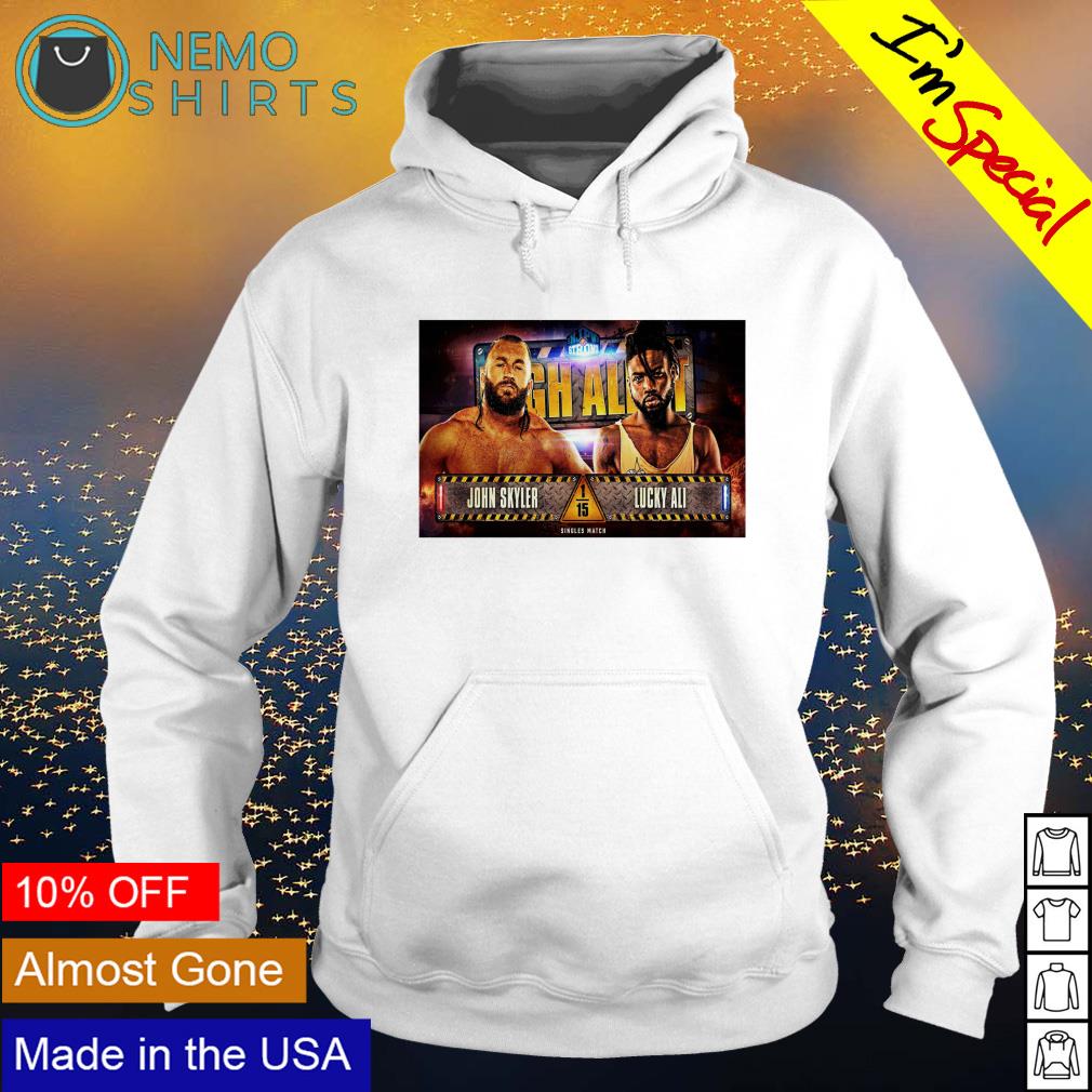 John Skyler vs Lucky Ali strong high alert - Adult & Kids T-Shirts, Sweatshirts & Hoodies apparel design preview 2