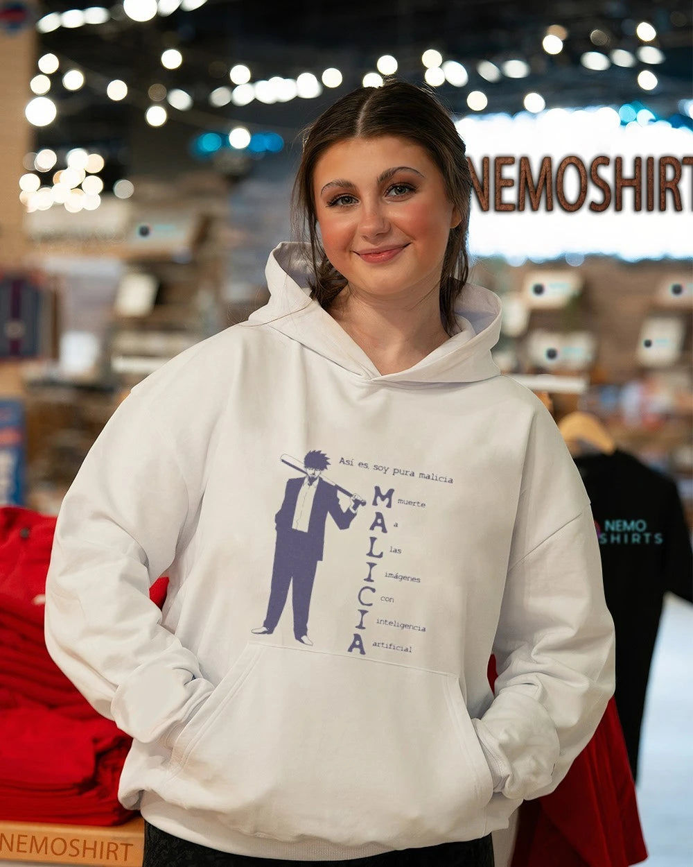 Hiromi Malicia Pura Quote anime - Adult & Kids T-Shirts, Sweatshirts & Hoodies apparel design preview 3