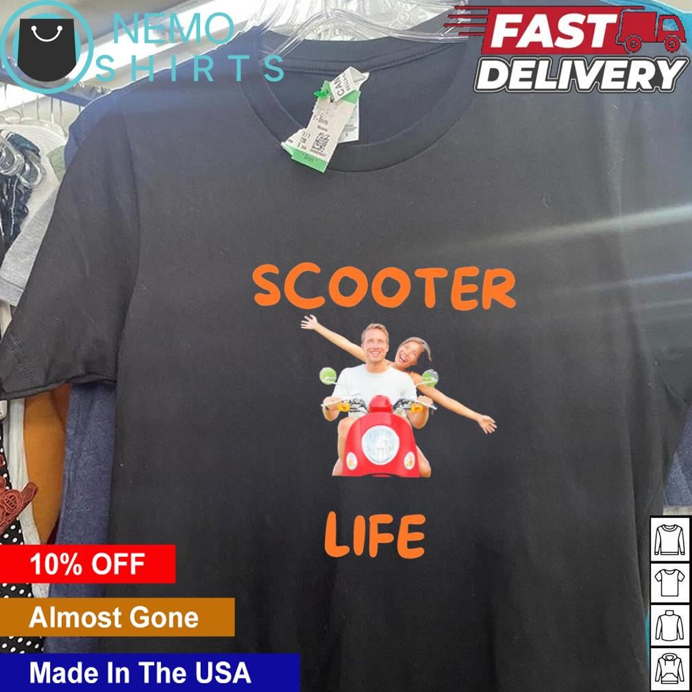 Scooter life couple - Adult & Kids T-Shirts, Sweatshirts & Hoodies apparel design preview 1