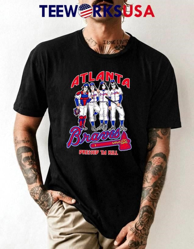 Atlanta Braves Dressed to Kill - Adult & Kids T-Shirts, Sweatshirts & Hoodies apparel design preview 1