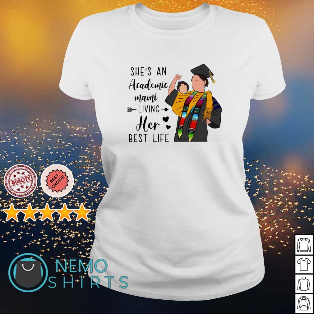 She's an academic mami living her best life - Adult & Kids T-Shirts, Sweatshirts & Hoodies apparel design preview 3