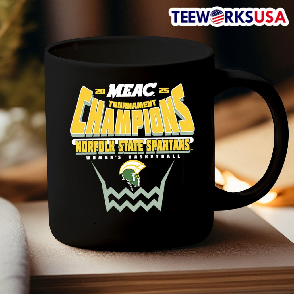 Norfolk State Spartans 2025 MEAC Women's Basketball - Adult & Kids T-Shirts, Sweatshirts & Hoodies apparel design preview 3