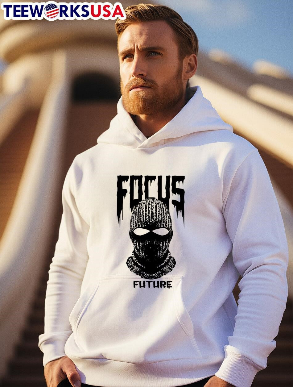 Focus Future hooded mask - Adult & Kids T-Shirts, Sweatshirts & Hoodies apparel design preview 2