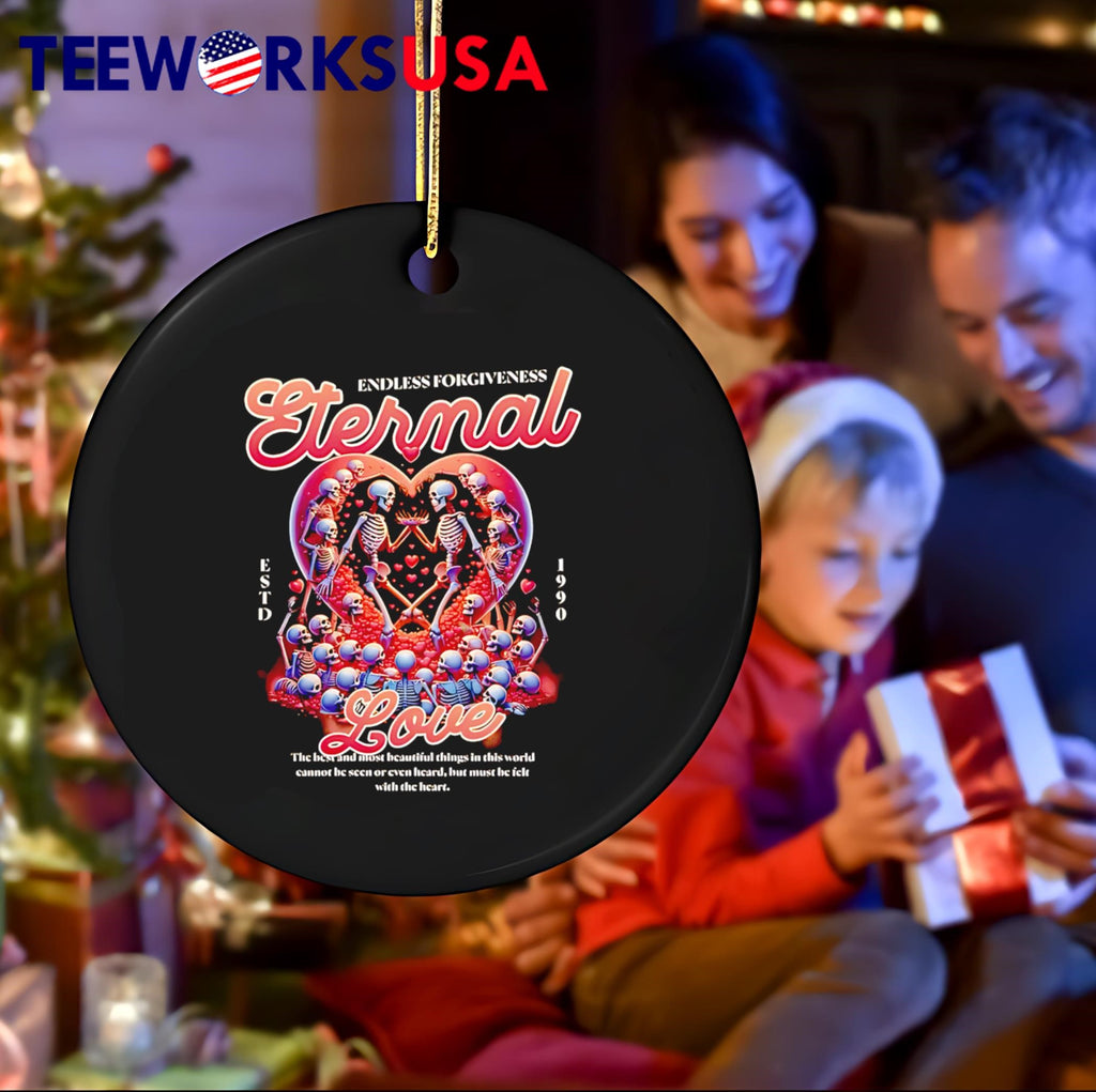Endless Forgiveness Eternal Love heart skeleton - Adult & Kids T-Shirts, Sweatshirts & Hoodies apparel design preview 4
