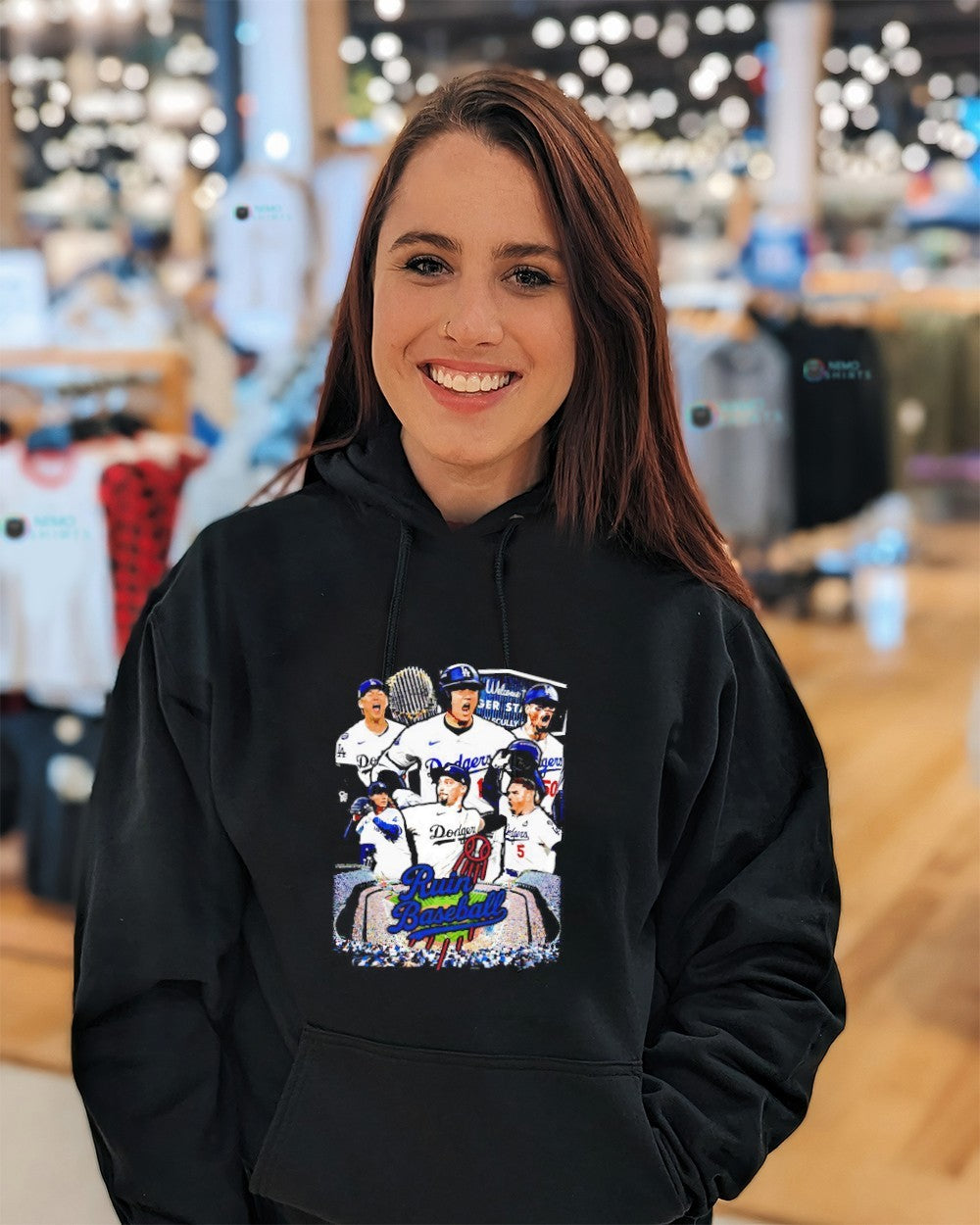 Ruin baseball Los Angeles Dodgers NLCS player team - Adult & Kids T-Shirts, Sweatshirts & Hoodies apparel design preview 5