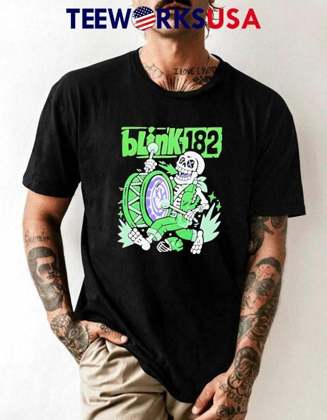 Blink-182 Skeleton - Adult & Kids T-Shirts, Sweatshirts & Hoodies apparel design preview 1