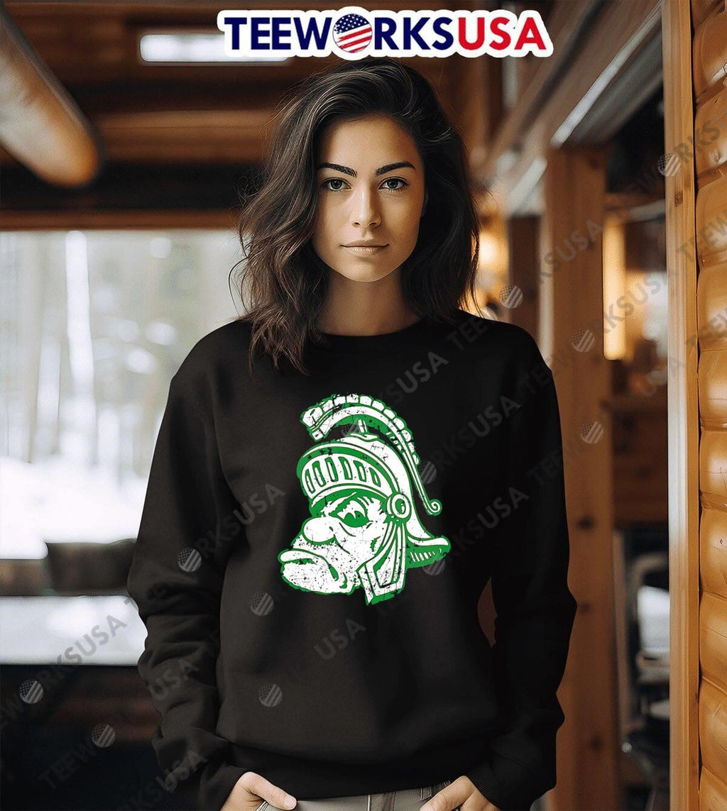 Michigan State University Spartans Big head logo - Adult & Kids T-Shirts, Sweatshirts & Hoodies apparel design preview 6