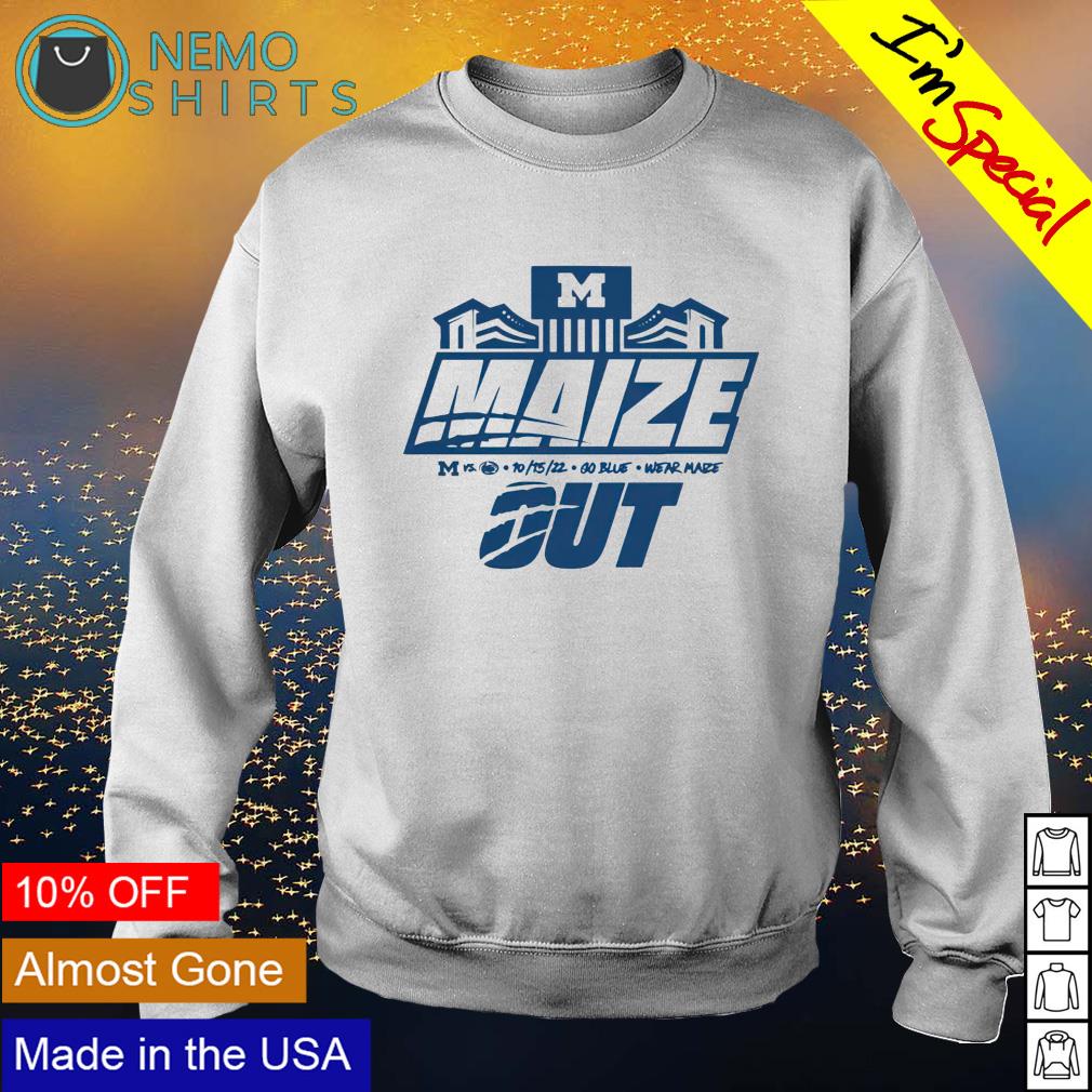 Maize Out go blue wear made - Adult & Kids T-Shirts, Sweatshirts & Hoodies apparel design preview 4