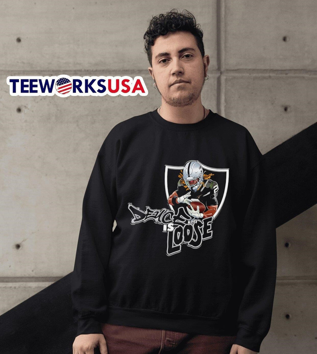 Deuce is Loose Las Vegas Raiders - Adult & Kids T-Shirts, Sweatshirts & Hoodies apparel design preview 6