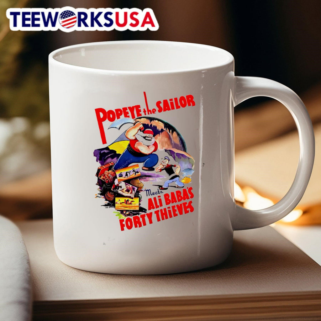 Popeye The Sailor Man Ali Baba - Adult & Kids T-Shirts, Sweatshirts & Hoodies apparel design preview 4