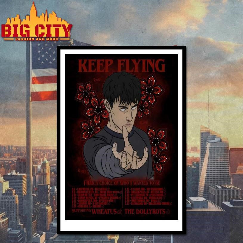Keep Flying March 2026 Shows Poster - Adult & Kids T-Shirts, Sweatshirts & Hoodies apparel design preview 4