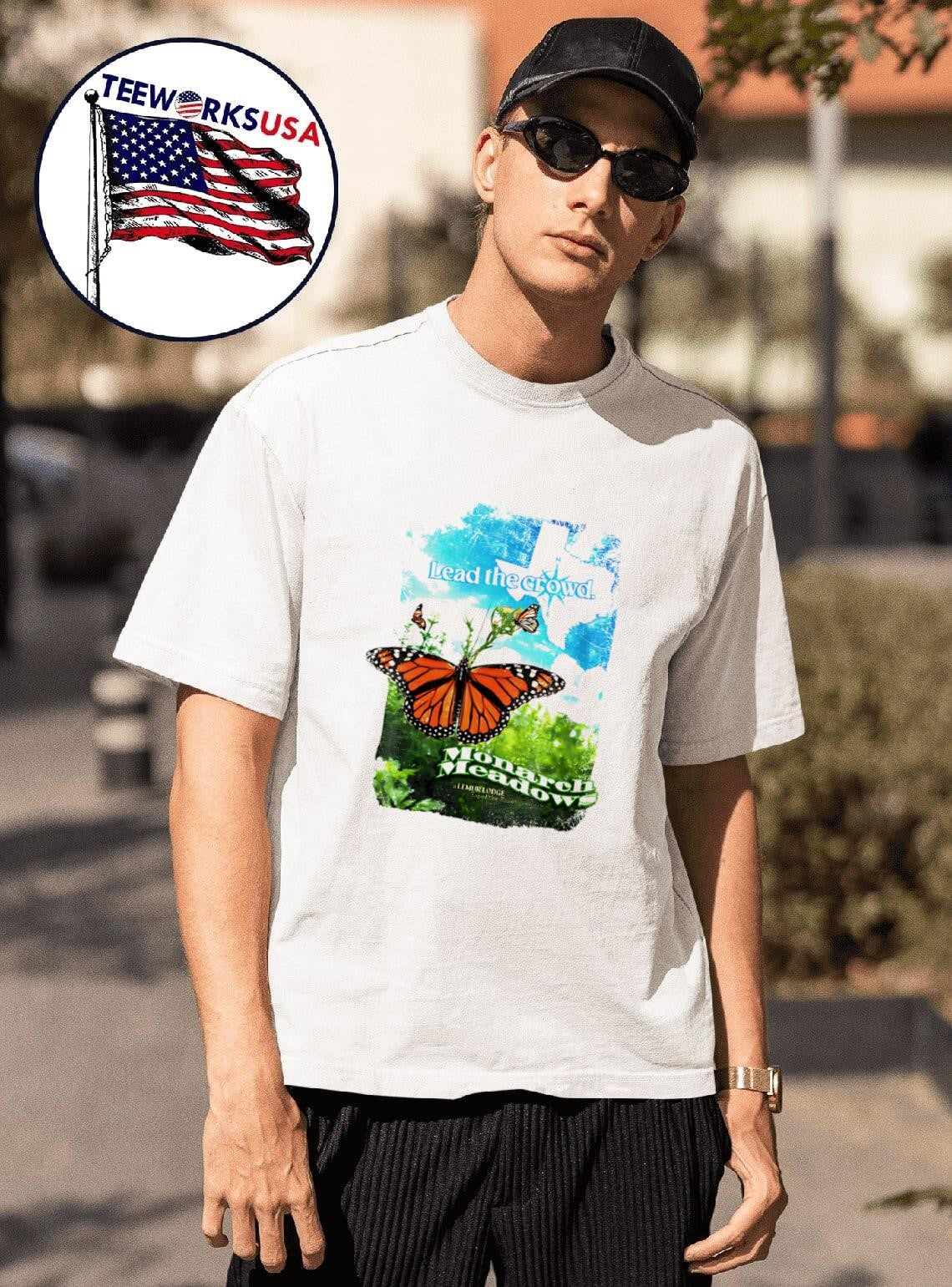 Lead the crowd Monarch Meadows - Adult & Kids T-Shirts, Sweatshirts & Hoodies apparel design preview 1