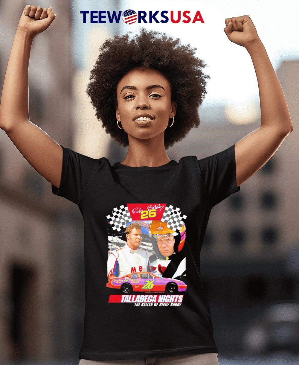 Ricky Bobby 26 talladega nights the ballad graphic - Adult & Kids T-Shirts, Sweatshirts & Hoodies apparel design preview 4