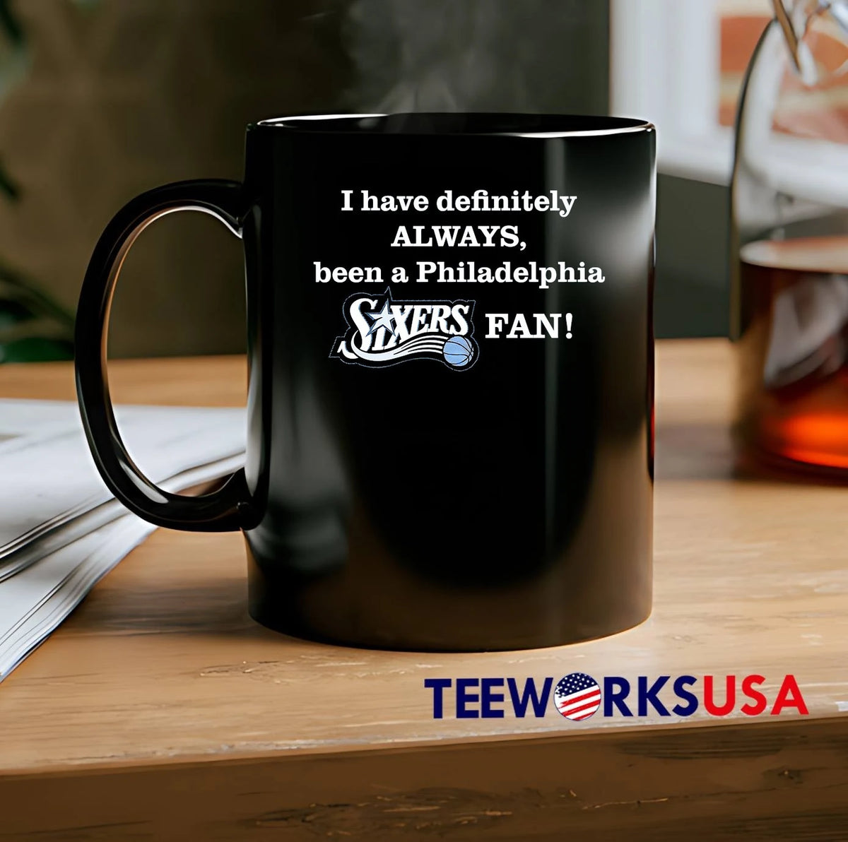 Sixers Apparel I Have Definitely Always Been A - Adult & Kids T-Shirts, Sweatshirts & Hoodies apparel design preview 2