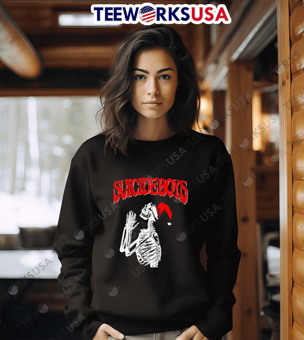 Suicideboys Skeleton christmas - Adult & Kids T-Shirts, Sweatshirts & Hoodies apparel design preview 6