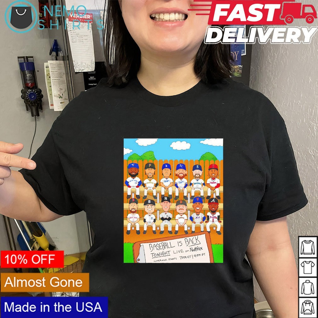 Backyard baseball is back 2026 Opening Night matchup - Adult & Kids T-Shirts, Sweatshirts & Hoodies apparel design preview 2