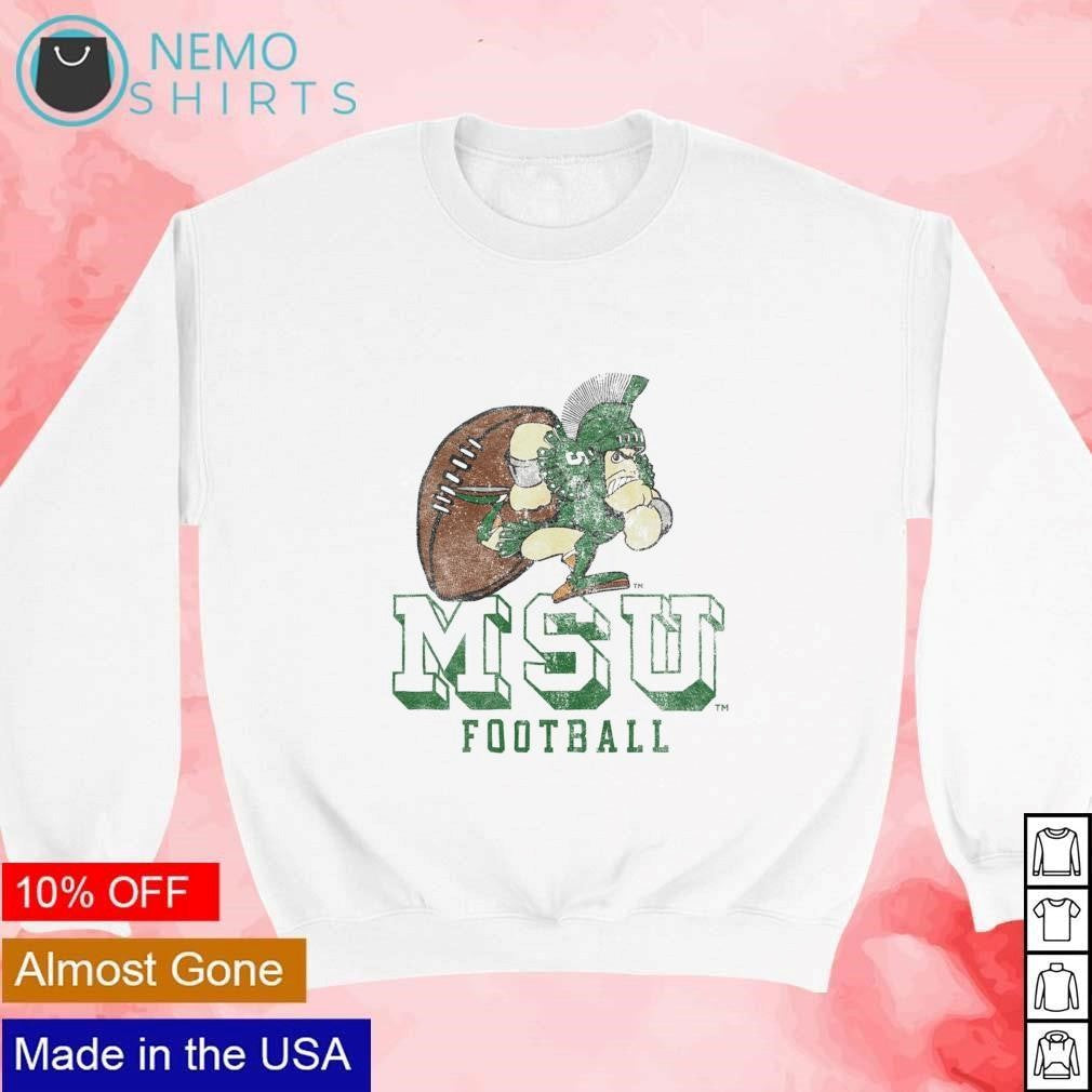 Michigan State vintage 1989 sparty football - Adult & Kids T-Shirts, Sweatshirts & Hoodies apparel design preview 4