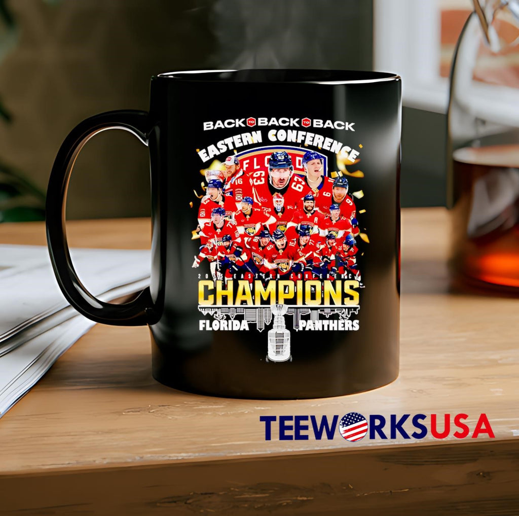 Back To Eastern Conference Champions Florida Panthers - Adult & Kids T-Shirts, Sweatshirts & Hoodies apparel design preview 2