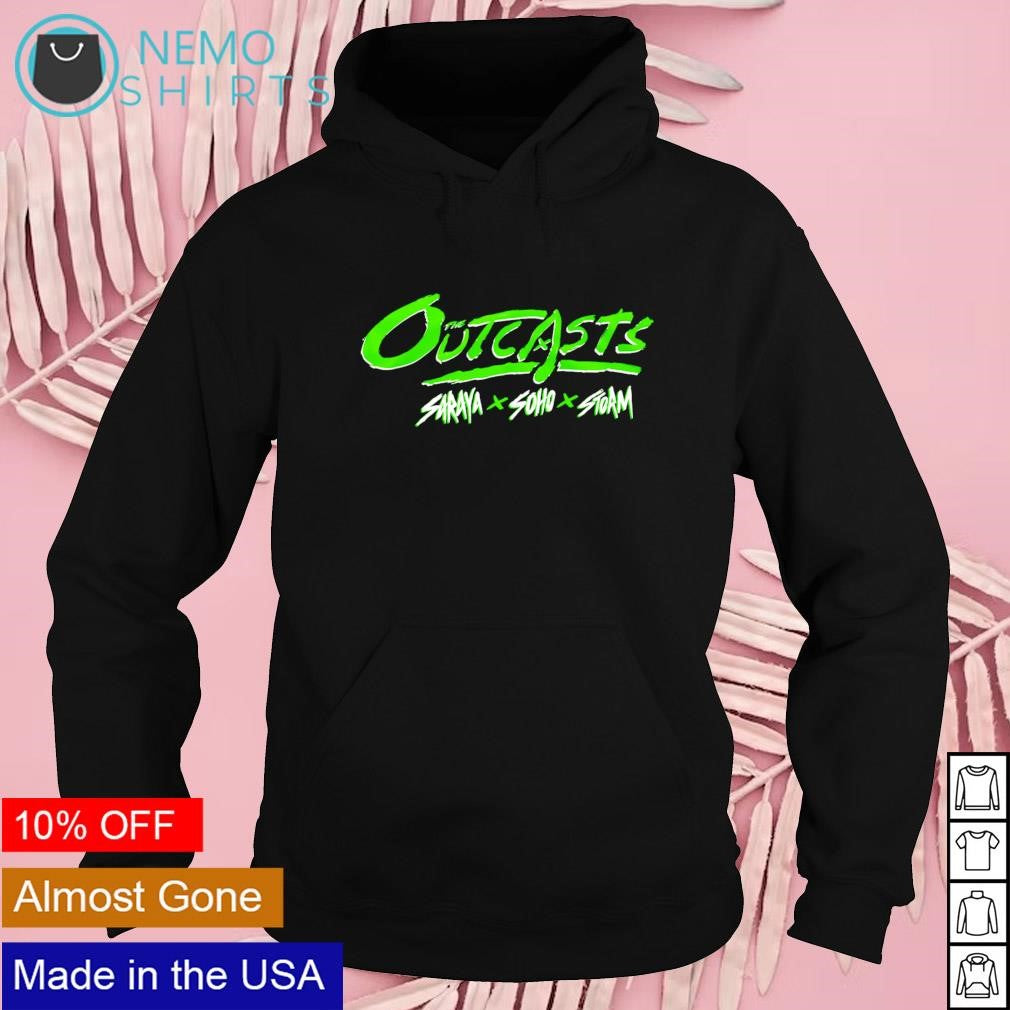 The outcasts Saraya vs Soho Storm - Adult & Kids T-Shirts, Sweatshirts & Hoodies apparel design preview 2