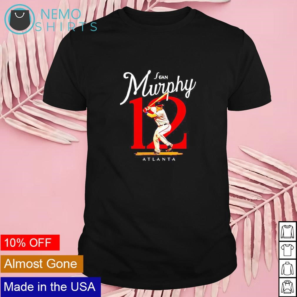 Sean Murphy number 12 Atlanta baseball - Adult & Kids T-Shirts, Sweatshirts & Hoodies apparel design preview 1