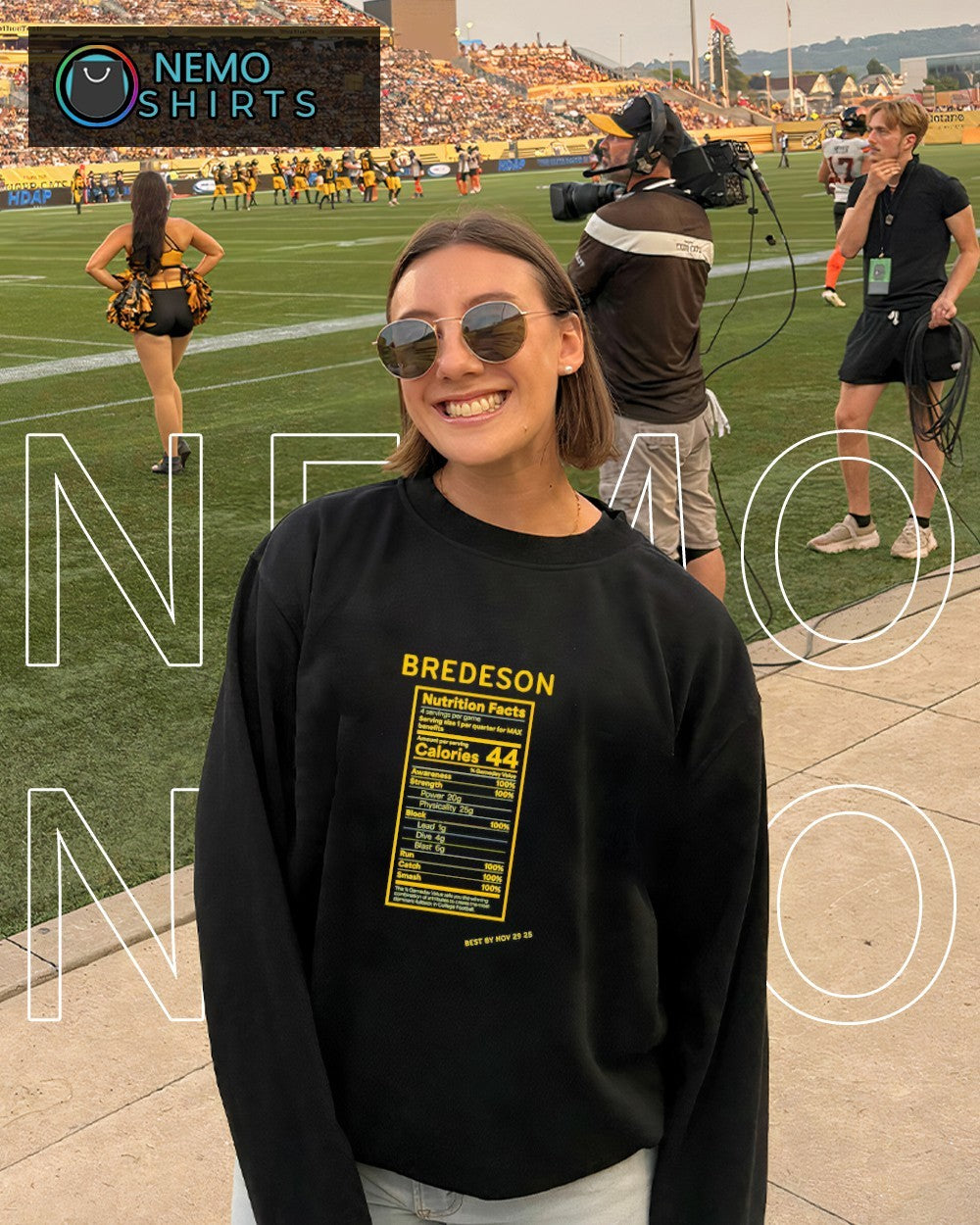 Michigan Wolverines Bredeson nutrition facts - Adult & Kids T-Shirts, Sweatshirts & Hoodies apparel design preview 6