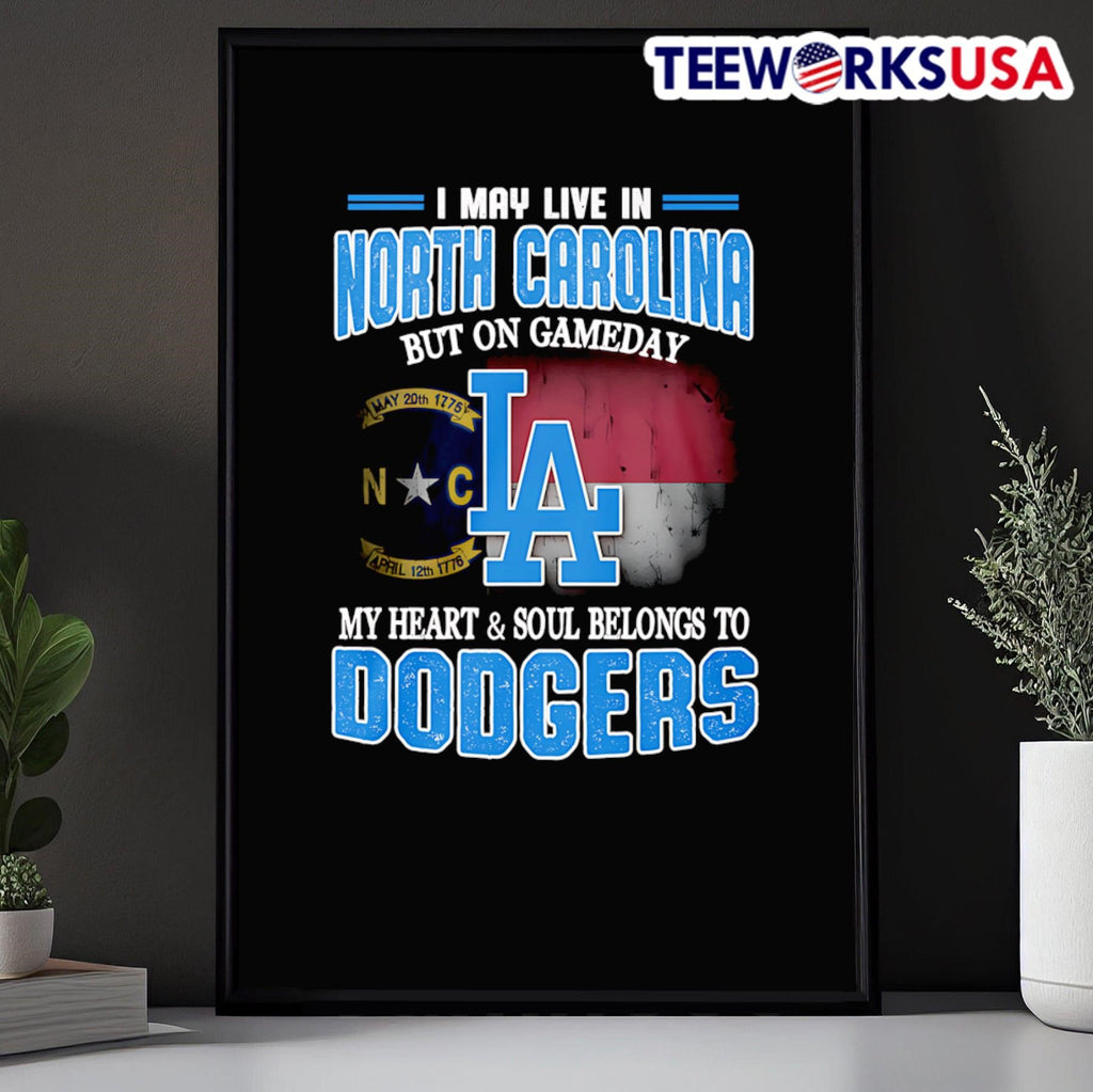 I may live in North Carolina but on gameday my heart - Adult & Kids T-Shirts, Sweatshirts & Hoodies apparel design preview 5