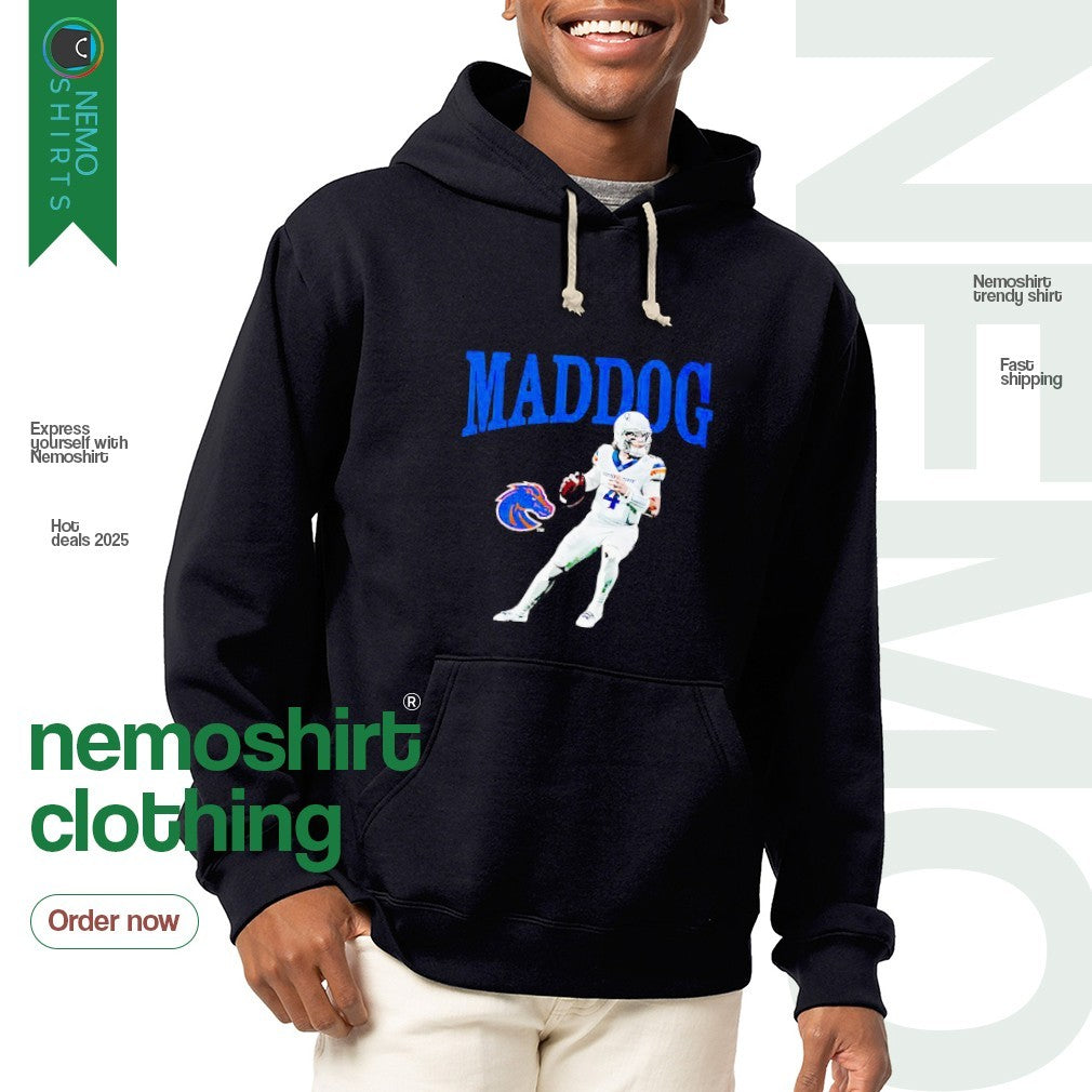 Maddog Maddux Madsen Boise State Broncos player - Adult & Kids T-Shirts, Sweatshirts & Hoodies apparel design preview 2