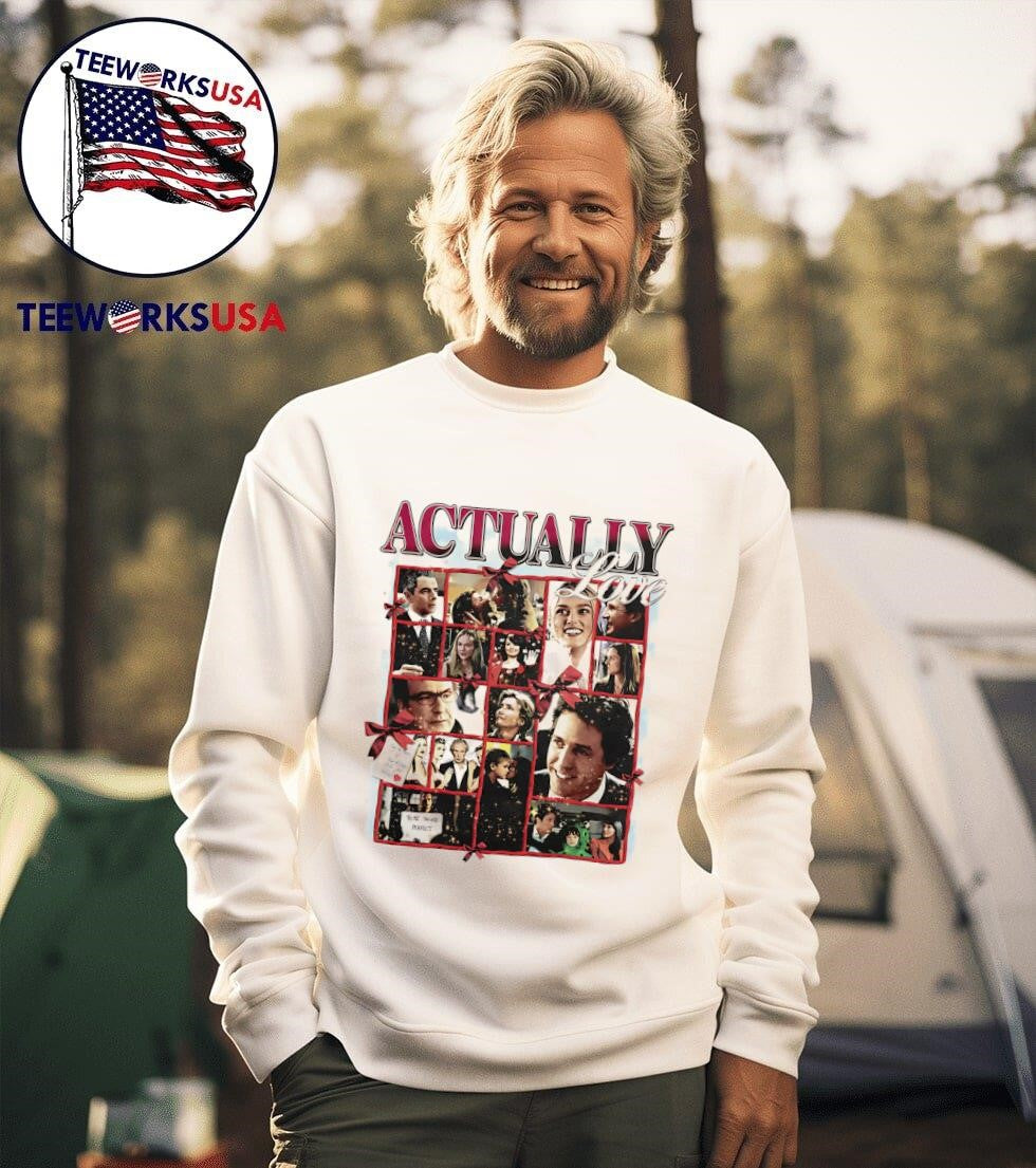 Love Actually Christmas photo - Adult & Kids T-Shirts, Sweatshirts & Hoodies apparel design preview 3