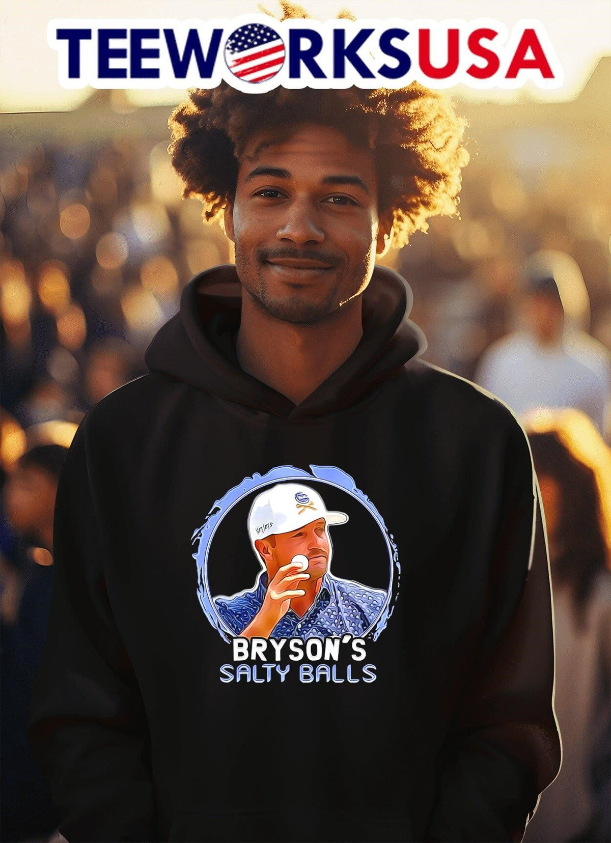 Bryson DeChambeau salty balls - Adult & Kids T-Shirts, Sweatshirts & Hoodies apparel design preview 2