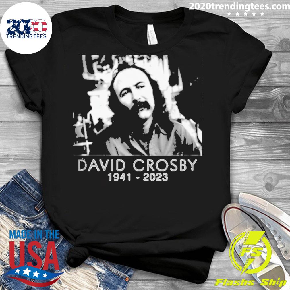 Official rip David Crosby 1941-2023 - Adult & Kids T-Shirts, Sweatshirts & Hoodies apparel design preview 3