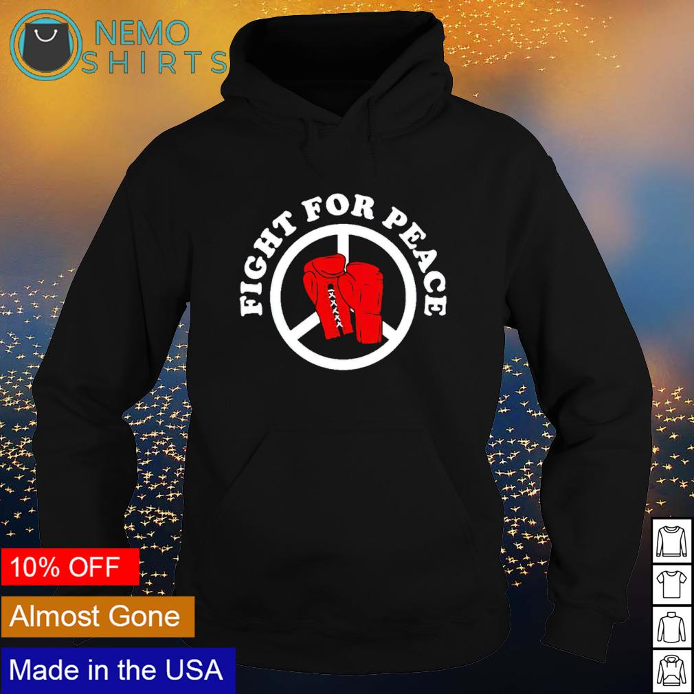 Boxing fight for peace - Adult & Kids T-Shirts, Sweatshirts & Hoodies apparel design preview 2