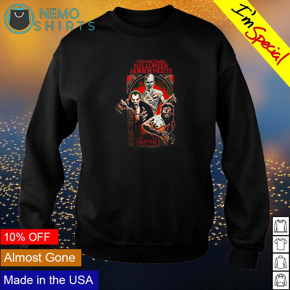 Halloween horror nights 2022 universal monsters - Adult & Kids T-Shirts, Sweatshirts & Hoodies apparel design preview 4