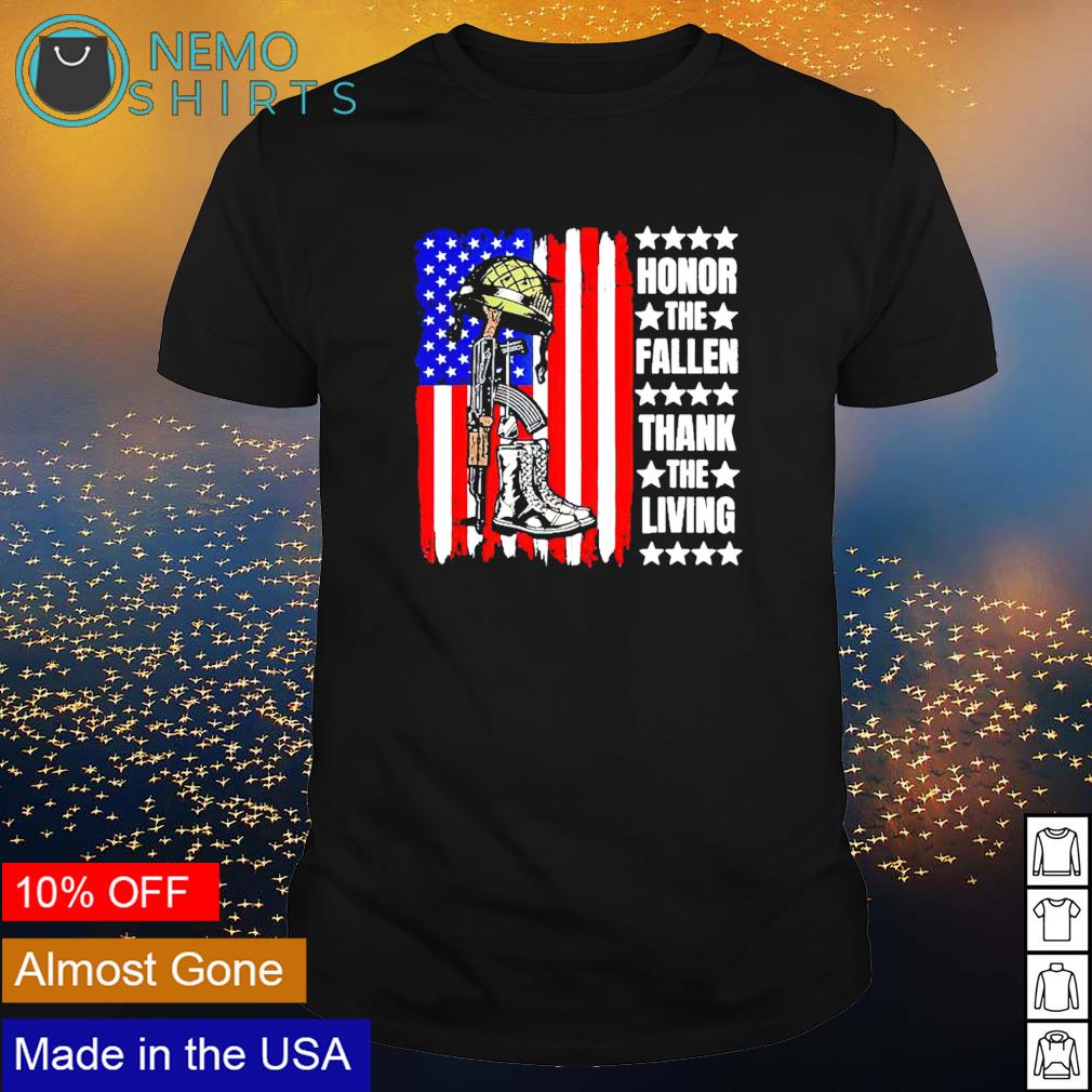 Honor the fallen thank living memorial day veteran - Adult & Kids T-Shirts, Sweatshirts & Hoodies product image 1