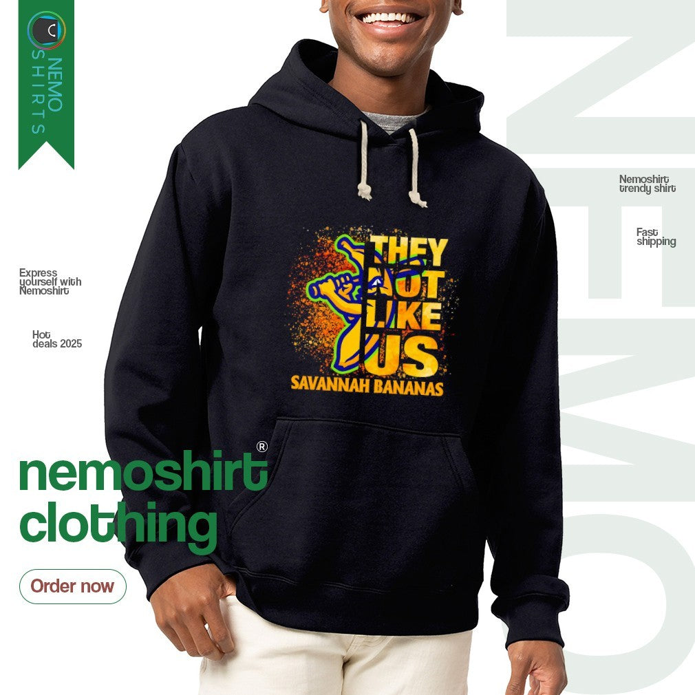 They not like us Savannah Bananas - Adult & Kids T-Shirts, Sweatshirts & Hoodies apparel design preview 2