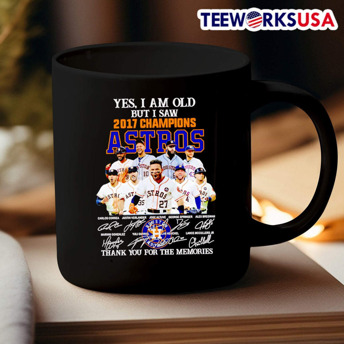 Yes I am old but saw 2017 Champions Houston Astros - Adult & Kids T-Shirts, Sweatshirts & Hoodies apparel design preview 3