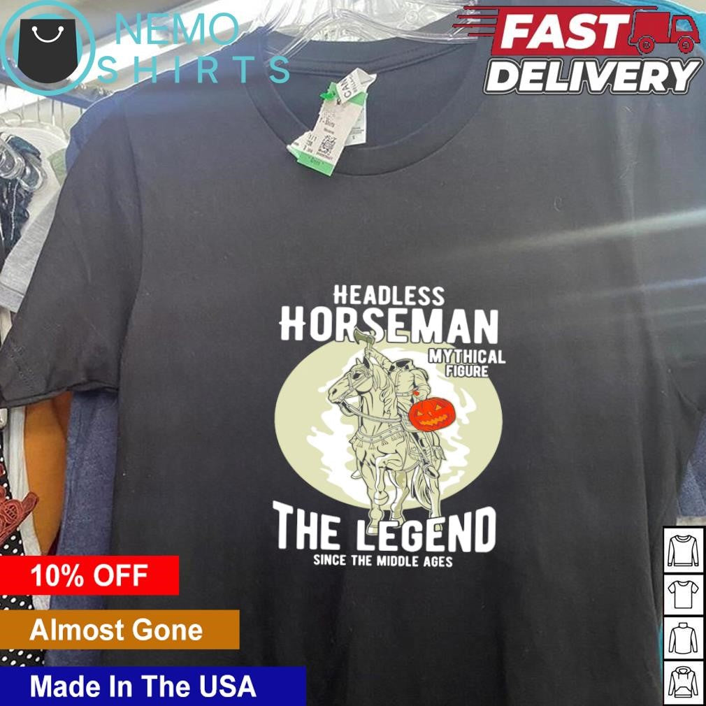 Headless horseman the legend mythical figure - Adult & Kids T-Shirts, Sweatshirts & Hoodies apparel design preview 5