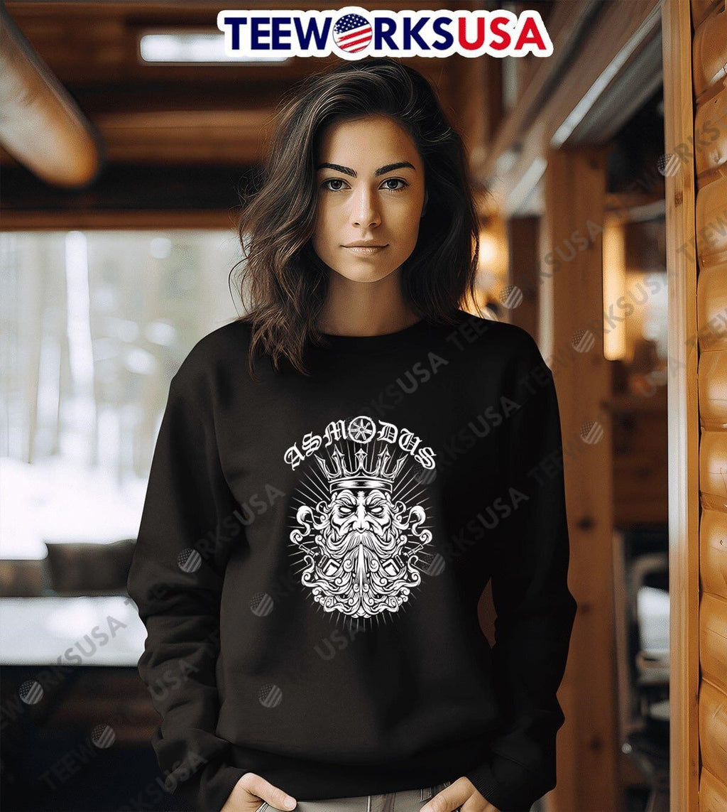 Asmodus the King - Adult & Kids T-Shirts, Sweatshirts & Hoodies apparel design preview 3
