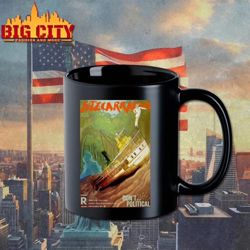 FITZCARRALDO Apr 12 2026 Don't Be So Political Poster - Adult & Kids T-Shirts, Sweatshirts & Hoodies apparel design preview 3